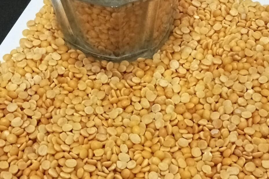 Toor daal, split pigeon peas are different to split peas and to Channa daal